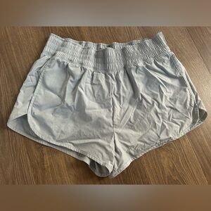 VICTORIA'S SECRET PINK ACTIVE SHORTS XL Gray Dri Fit Water Resistant